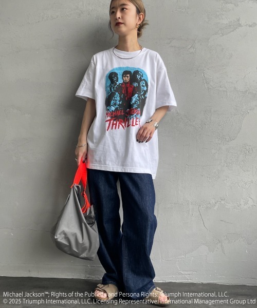 GOOD ROCK SPEED（グッドロックスピード）の「[GOOD ROCK SPEED/グッドロックスピード] MICHAEL JACKSON ロックプリントTシャツ（Tシャツ/カットソー・レディース・ホワイト・XL/F/L）」の12枚目の写真