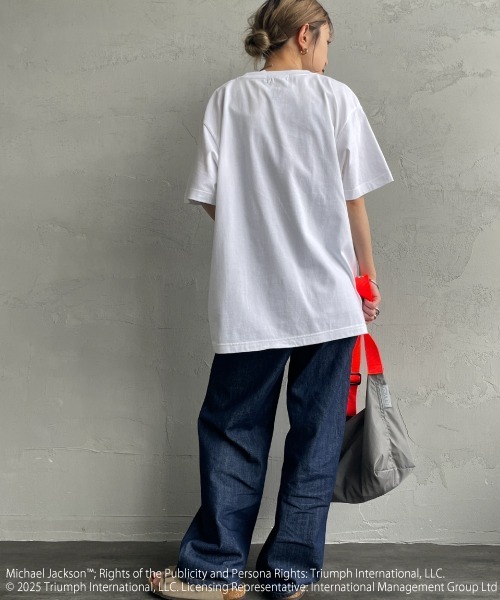 GOOD ROCK SPEED（グッドロックスピード）の「[GOOD ROCK SPEED/グッドロックスピード] MICHAEL JACKSON ロックプリントTシャツ（Tシャツ/カットソー・レディース・ホワイト・XL/F/L）」の10枚目の写真