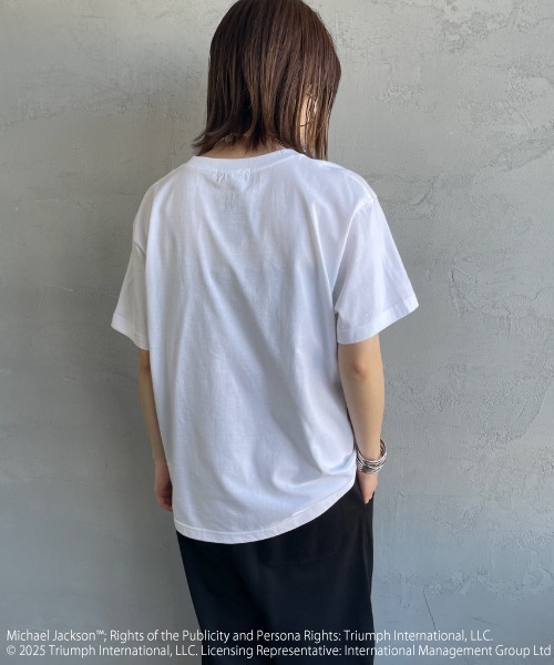 GOOD ROCK SPEED（グッドロックスピード）の「[GOOD ROCK SPEED/グッドロックスピード] MICHAEL JACKSON ロックプリントTシャツ（Tシャツ/カットソー・レディース・ホワイト・XL/F/L）」の19枚目の写真