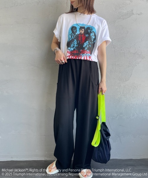 GOOD ROCK SPEED（グッドロックスピード）の「[GOOD ROCK SPEED/グッドロックスピード] MICHAEL JACKSON ロックプリントTシャツ（Tシャツ/カットソー・レディース・ホワイト・XL/F/L）」の5枚目の写真