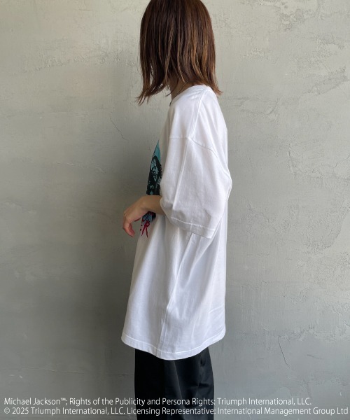 GOOD ROCK SPEED（グッドロックスピード）の「[GOOD ROCK SPEED/グッドロックスピード] MICHAEL JACKSON ロックプリントTシャツ（Tシャツ/カットソー・レディース・ホワイト・XL/F/L）」の21枚目の写真