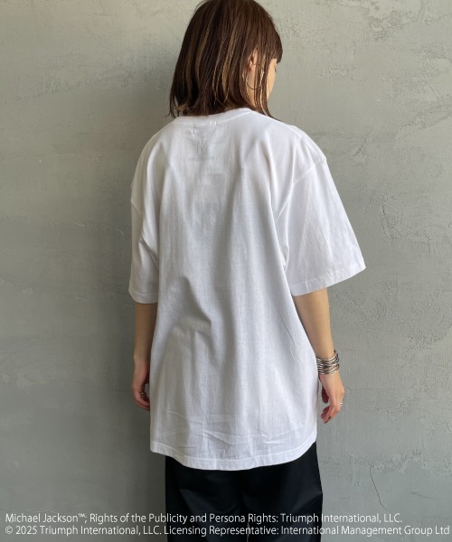 GOOD ROCK SPEED（グッドロックスピード）の「[GOOD ROCK SPEED/グッドロックスピード] MICHAEL JACKSON ロックプリントTシャツ（Tシャツ/カットソー・レディース・ホワイト・XL/F/L）」の22枚目の写真