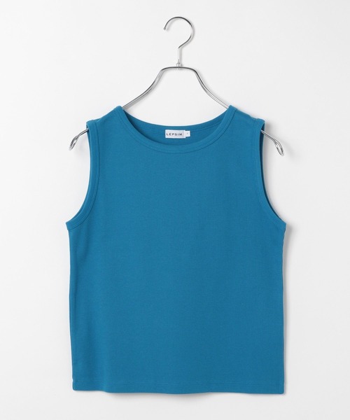LEPSIM(レプシィム)の「多機能ノースリタンク 286168(タンクトップ・レディース・チャコールグレー/イエロー系その他/ブラック/オフホワイト/ブルー・FREE)」の4枚目の写真