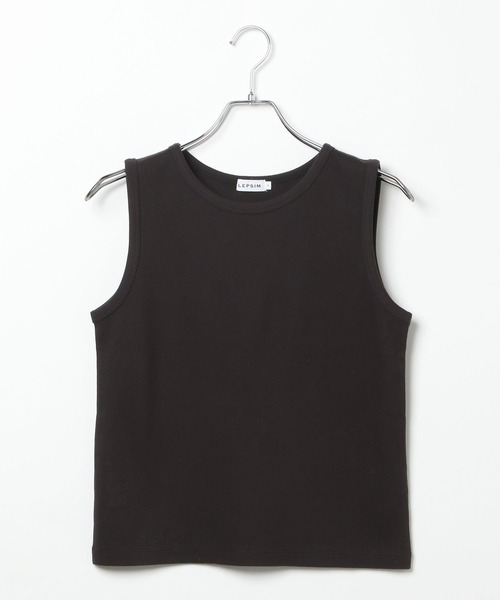 LEPSIM(レプシィム)の「多機能ノースリタンク 286168(タンクトップ・レディース・チャコールグレー/イエロー系その他/ブラック/オフホワイト/ブルー・FREE)」の3枚目の写真