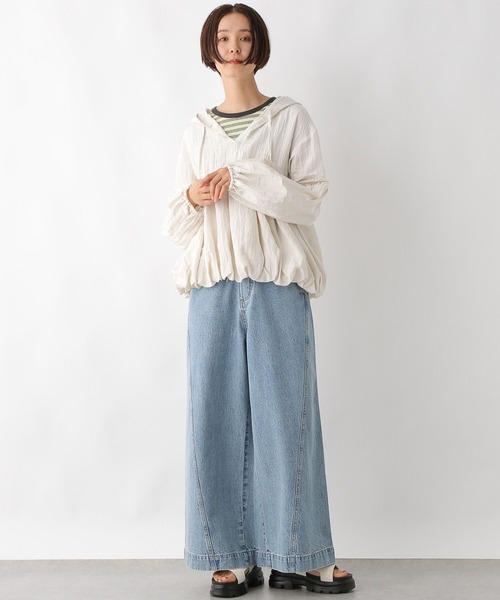 LEPSIM(レプシィム)の「多機能ノースリタンク 286168(タンクトップ・レディース・チャコールグレー/イエロー系その他/ブラック/オフホワイト/ブルー・FREE)」の17枚目の写真