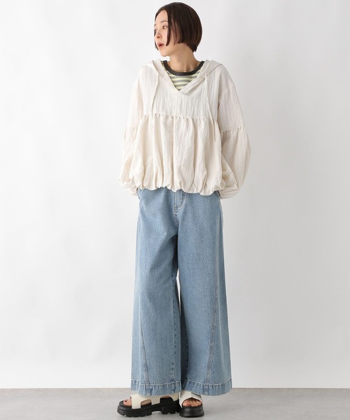 LEPSIM(レプシィム)の「多機能ノースリタンク 286168(タンクトップ・レディース・チャコールグレー/イエロー系その他/ブラック/オフホワイト/ブルー・FREE)」の19枚目の写真