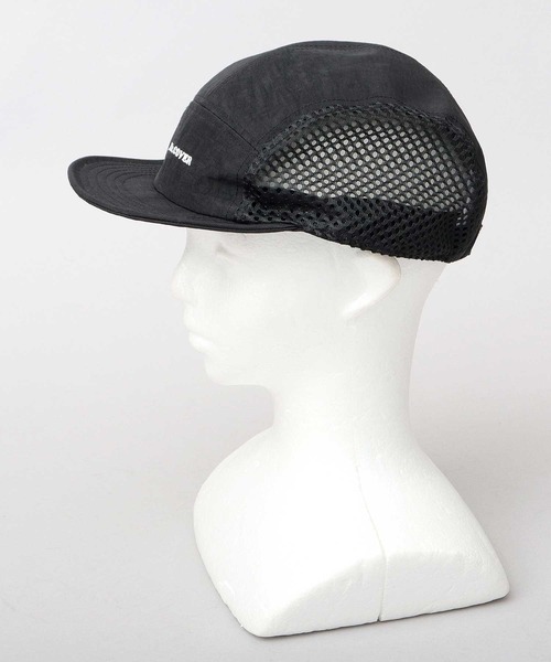 Mr.COVER（ミスターカバー）の「ムラ染風 撥水ナイロン メッシュ切替 ジェット アンパイアキャップ 接触冷感スベリ使用（キャップ・メンズ・ブラック・FREE）」の20枚目の写真