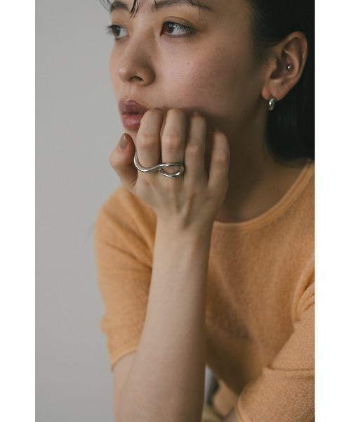 STYLEMIXER(スタイルミキサー)の「マルチダブルリング(リング・レディース・シルバー/ゴールド・FREE)」の3枚目の写真