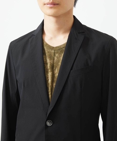 MK MICHEL KLEIN HOMME （エムケーミッシェルクランオム）の「【残りわずか/在庫限り/セットアップ対応】ストレッチテーラードジャケット（テーラードジャケット・メンズ・ブラック/ライトブラウン・51/48/46）」の5枚目の写真