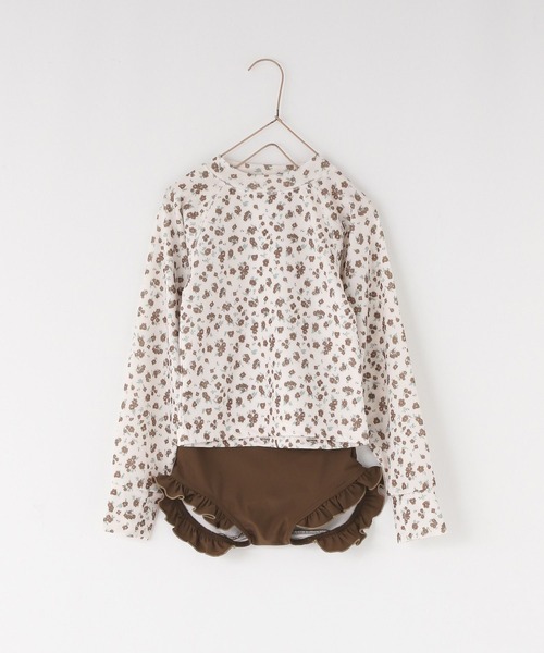 LOWRYS FARM（ローリーズファーム）の「ガールセットＵＰＳＷＩＭ　323963（水着・キッズ・パープル/オレンジ/ブラウン・110cm/130cm/120cm）」の13枚目の写真