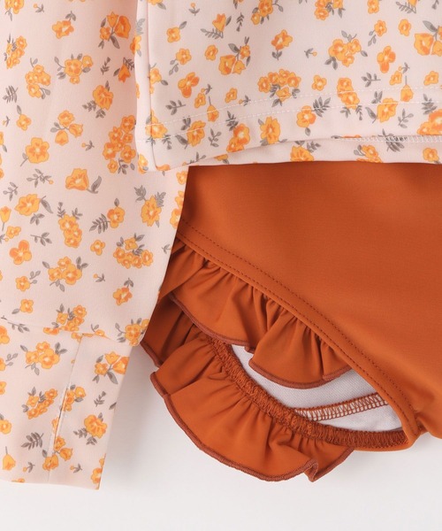 LOWRYS FARM（ローリーズファーム）の「ガールセットＵＰＳＷＩＭ　323963（水着・キッズ・パープル/オレンジ/ブラウン・110cm/130cm/120cm）」の10枚目の写真