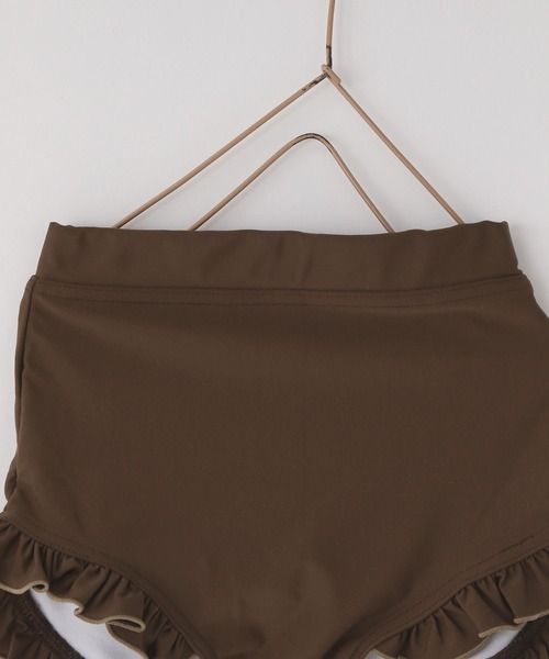 LOWRYS FARM（ローリーズファーム）の「ガールセットＵＰＳＷＩＭ　323963（水着・キッズ・パープル/オレンジ/ブラウン・110cm/130cm/120cm）」の18枚目の写真