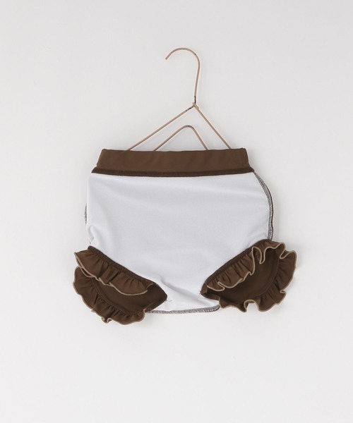 LOWRYS FARM（ローリーズファーム）の「ガールセットＵＰＳＷＩＭ　323963（水着・キッズ・パープル/オレンジ/ブラウン・110cm/130cm/120cm）」の14枚目の写真