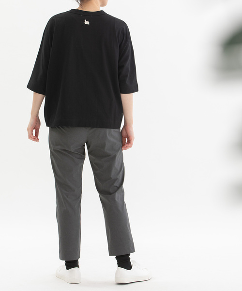 nop de nod(ノップドゥノッド)の「ストレッチクロップドパンツ(その他パンツ・レディース・ブラック/ネイビー/ダークグレー・M)」の5枚目の写真