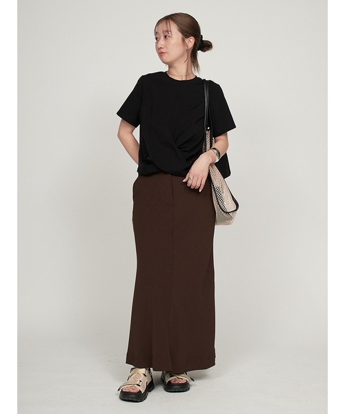 新品タグ付き☆emmiのコンパクトデザインTシャツ コンパクトデザインTシャツ(Tシャツ/カットソー)｜トップス
