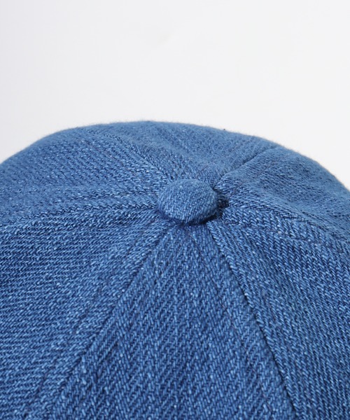 7Union（セブンユニオン）の「7UNION THE EASY フロントサイン刺繍 デニム6パネルキャップ（キャップ・メンズ・ブラック/インディゴブルー・FREE）」の5枚目の写真
