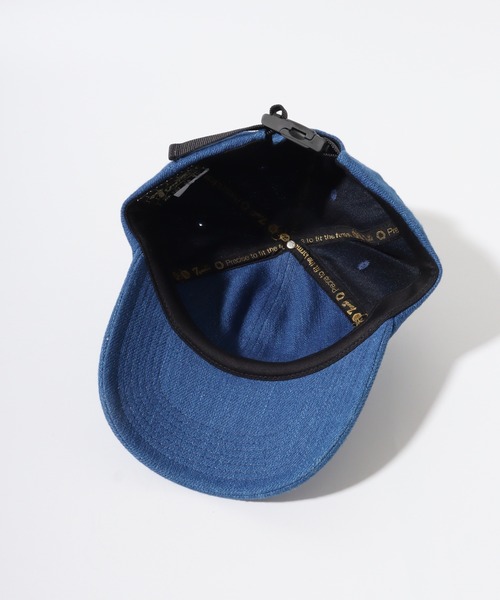 7Union（セブンユニオン）の「7UNION THE EASY フロントサイン刺繍 デニム6パネルキャップ（キャップ・メンズ・ブラック/インディゴブルー・FREE）」の11枚目の写真
