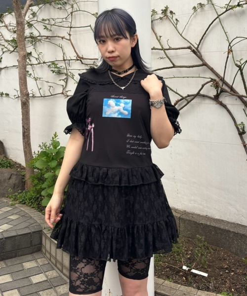 Candy Stripper（キャンディストリッパー）の「MY FAVORITE CAMISOLE ワンピース（ワンピース・レディース・ブラック/レッド/ミント・FREE）」の15枚目の写真