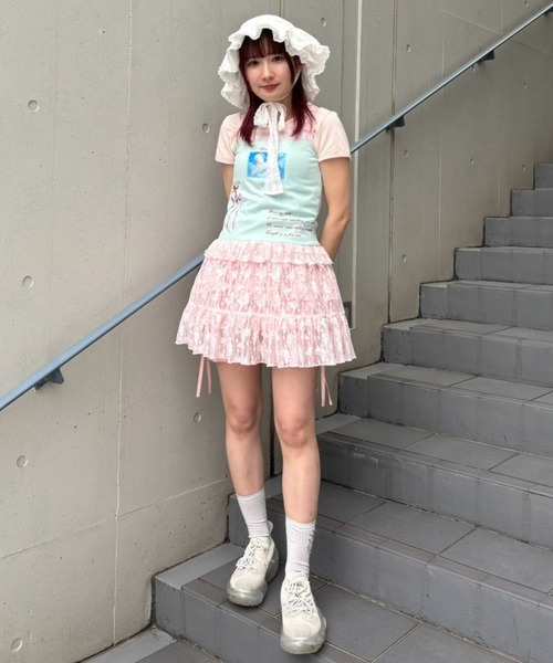 Candy Stripper（キャンディストリッパー）の「MY FAVORITE CAMISOLE ワンピース（ワンピース・レディース・ブラック/レッド/ミント・FREE）」の22枚目の写真