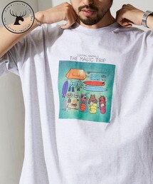 Jonas Claesson（ジョナスクレアッソン）の「JONAS CLAESSON/ジョナス クレアッソン The magic trip Short Sleeve Tee/ザ マジックトリップ プリントTシャツ（Tシャツ/カットソー）」