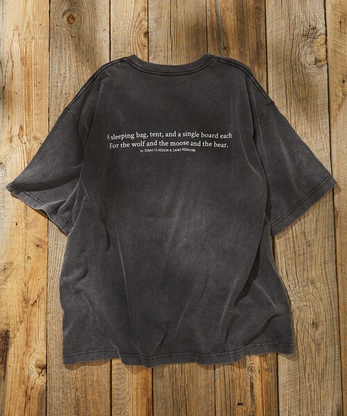 Jonas Claesson（ジョナスクレアッソン）の「JONAS CLAESSON/ジョナス クレアッソン The magic trip Short Sleeve Tee/ザ マジックトリップ プリントTシャツ（Tシャツ/カットソー・メンズ・ブラック/ホワイト/ライトグレー/イエロー・LARGE/MEDIUM）」の10枚目の写真