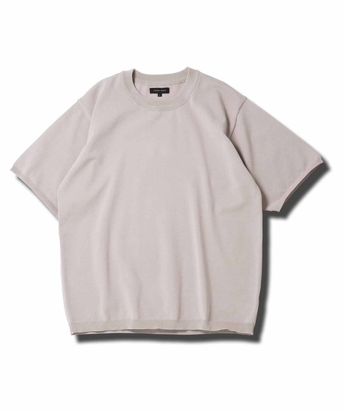 jiggys shop（ジギーズショップ）の「タンブラー乾燥対応 タフニット クルーネック半袖 サマーセーター（ニット/セーター・メンズ・オフホワイト/チャコールグレー/グレー系その他/ブラック/ブルー系その他/グレー系その他2/ネイビー/ライトグレー・LARGE/X-LARGE/SMALL/MEDIUM）」の16枚目の写真