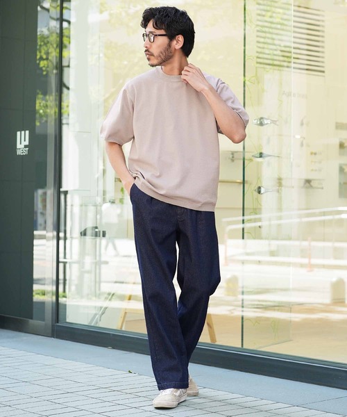 jiggys shop（ジギーズショップ）の「タンブラー乾燥対応 タフニット クルーネック半袖 サマーセーター（ニット/セーター・メンズ・オフホワイト/チャコールグレー/グレー系その他/ブラック/ブルー系その他/グレー系その他2/ネイビー/ライトグレー・LARGE/X-LARGE/SMALL/MEDIUM）」の17枚目の写真