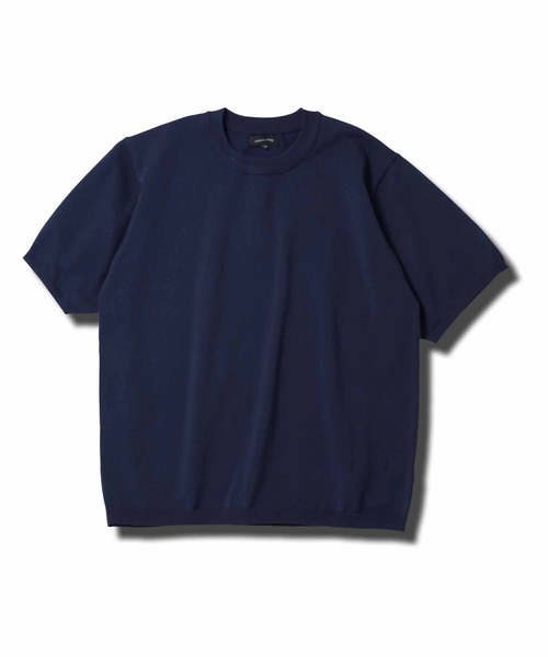 jiggys shop（ジギーズショップ）の「タンブラー乾燥対応 タフニット クルーネック半袖 サマーセーター（ニット/セーター・メンズ・オフホワイト/チャコールグレー/グレー系その他/ブラック/ブルー系その他/グレー系その他2/ネイビー/ライトグレー・LARGE/X-LARGE/SMALL/MEDIUM）」の18枚目の写真