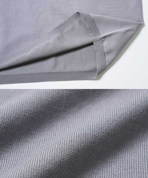 jiggys shop（ジギーズショップ）の「タンブラー乾燥対応 タフニット クルーネック半袖 サマーセーター（ニット/セーター・メンズ・オフホワイト/チャコールグレー/グレー系その他/ブラック/ブルー系その他/グレー系その他2/ネイビー/ライトグレー・LARGE/X-LARGE/SMALL/MEDIUM）」の15枚目の写真