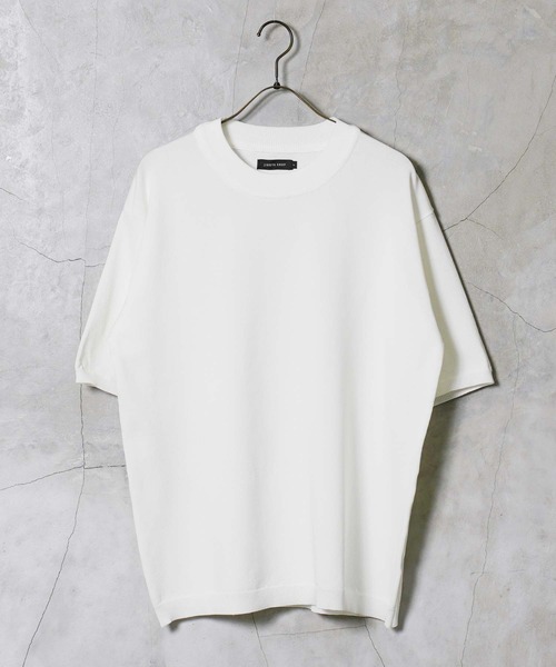 jiggys shop(ジギーズショップ)の「タンブラー乾燥対応 タフニット クルーネック半袖 サマーセーター(ニット/セーター・メンズ・オフホワイト/チャコールグレー/グレー系その他/ブラック/ブルー系その他/グレー系その他2/ネイビー/ライトグレー/ベージュ・LARGE/X-LARGE/SMALL/MEDIUM)」の14枚目の写真