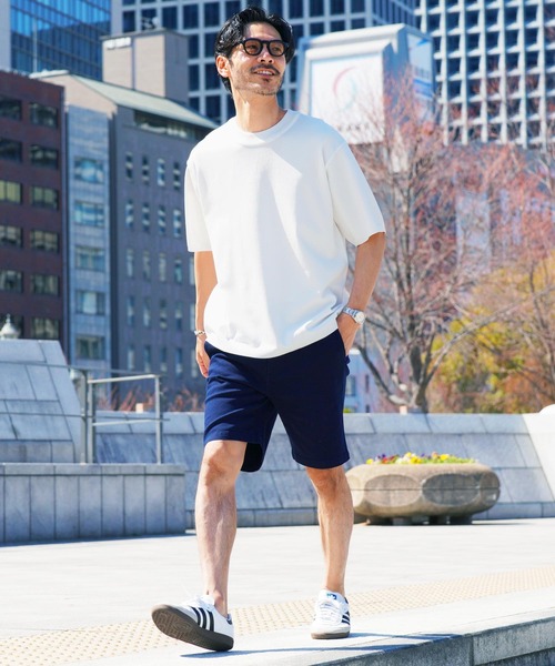 jiggys shop(ジギーズショップ)の「タンブラー乾燥対応 タフニット クルーネック半袖 サマーセーター(ニット/セーター・メンズ・オフホワイト/チャコールグレー/グレー系その他/ブラック/ブルー系その他/グレー系その他2/ネイビー/ライトグレー/ベージュ・LARGE/X-LARGE/SMALL/MEDIUM)」の15枚目の写真