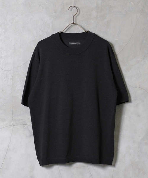 jiggys shop(ジギーズショップ)の「タンブラー乾燥対応 タフニット クルーネック半袖 サマーセーター(ニット/セーター・メンズ・オフホワイト/チャコールグレー/グレー系その他/ブラック/ブルー系その他/グレー系その他2/ネイビー/ライトグレー/ベージュ・LARGE/X-LARGE/SMALL/MEDIUM)」の16枚目の写真