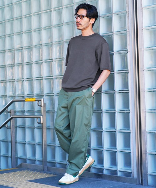jiggys shop(ジギーズショップ)の「タンブラー乾燥対応 タフニット クルーネック半袖 サマーセーター(ニット/セーター・メンズ・オフホワイト/チャコールグレー/グレー系その他/ブラック/ブルー系その他/グレー系その他2/ネイビー/ライトグレー/ベージュ・LARGE/X-LARGE/SMALL/MEDIUM)」の19枚目の写真