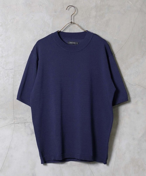 jiggys shop(ジギーズショップ)の「タンブラー乾燥対応 タフニット クルーネック半袖 サマーセーター(ニット/セーター・メンズ・オフホワイト/チャコールグレー/グレー系その他/ブラック/ブルー系その他/グレー系その他2/ネイビー/ライトグレー/ベージュ・LARGE/X-LARGE/SMALL/MEDIUM)」の22枚目の写真