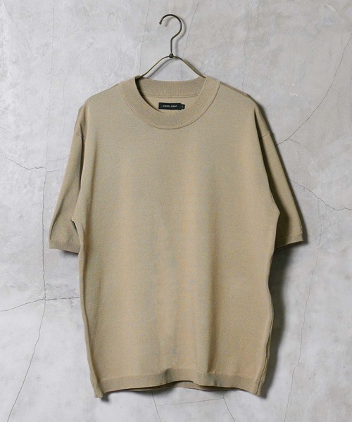 jiggys shop(ジギーズショップ)の「タンブラー乾燥対応 タフニット クルーネック半袖 サマーセーター(ニット/セーター・メンズ・オフホワイト/チャコールグレー/グレー系その他/ブラック/ブルー系その他/グレー系その他2/ネイビー/ライトグレー/ベージュ・LARGE/X-LARGE/SMALL/MEDIUM)」の20枚目の写真