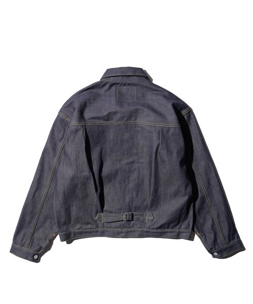PENNEYS（ぺニーズ）の「PENNEY'S FOREMOST / 40S PLEATS JACKET 1ST RIGID（デニムジャケット・メンズ・インディゴブルー・44/40/42/46）」の2枚目の写真