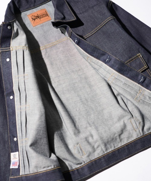 PENNEYS（ぺニーズ）の「PENNEY'S FOREMOST / 40S PLEATS JACKET 1ST RIGID（デニムジャケット・メンズ・インディゴブルー・44/40/42/46）」の7枚目の写真