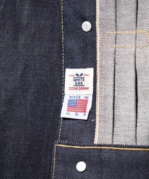 PENNEYS（ぺニーズ）の「PENNEY'S FOREMOST / 40S PLEATS JACKET 1ST RIGID（デニムジャケット・メンズ・インディゴブルー・44/40/42/46）」の8枚目の写真