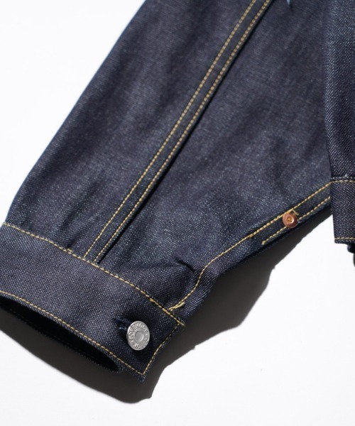 PENNEYS（ぺニーズ）の「PENNEY'S FOREMOST / 40S PLEATS JACKET 1ST RIGID（デニムジャケット・メンズ・インディゴブルー・44/40/42/46）」の9枚目の写真