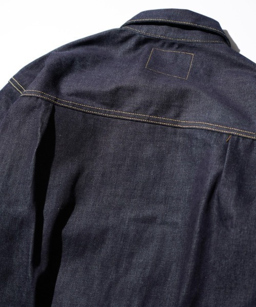 PENNEYS（ぺニーズ）の「PENNEY'S FOREMOST / 40S PLEATS JACKET 1ST RIGID（デニムジャケット・メンズ・インディゴブルー・44/40/42/46）」の10枚目の写真