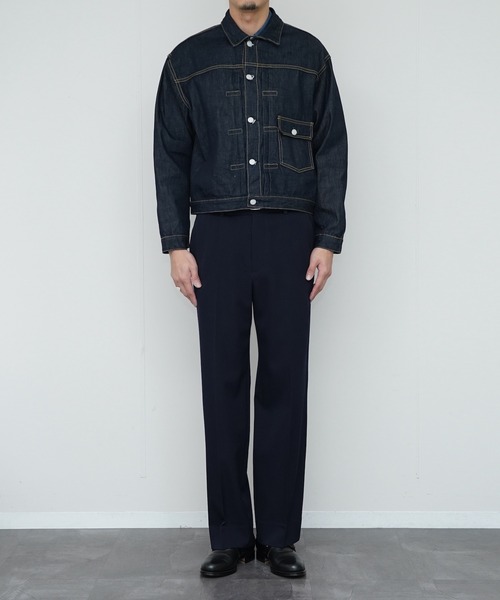 PENNEYS（ぺニーズ）の「PENNEY'S FOREMOST / 40S PLEATS JACKET 1ST RIGID（デニムジャケット・メンズ・インディゴブルー・44/40/42/46）」の14枚目の写真