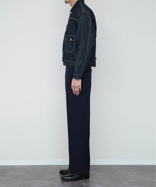 PENNEYS（ぺニーズ）の「PENNEY'S FOREMOST / 40S PLEATS JACKET 1ST RIGID（デニムジャケット・メンズ・インディゴブルー・44/40/42/46）」の21枚目の写真
