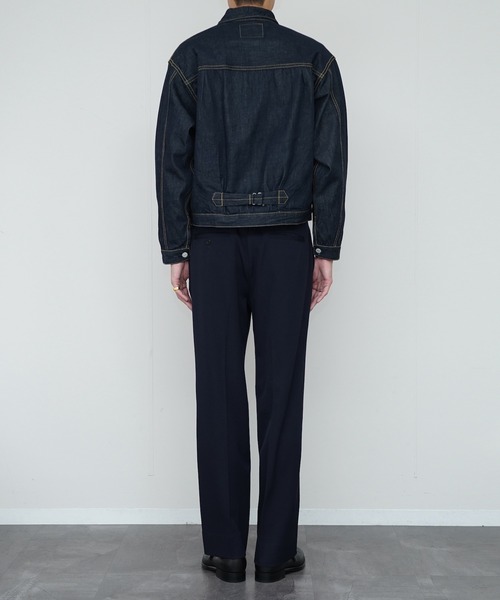 PENNEYS（ぺニーズ）の「PENNEY'S FOREMOST / 40S PLEATS JACKET 1ST RIGID（デニムジャケット・メンズ・インディゴブルー・44/40/42/46）」の22枚目の写真
