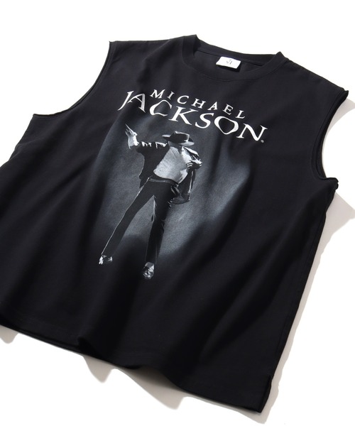 CORPUS　SELECT（コーパストーキョー）の「【Michael Jackson/マイケル・ジャクソン】アソート アートワークデザイン ノースリーブカットソー（Tシャツ/カットソー・メンズ・ホワイト/ブラック系その他/チャコール/ブラック系その他2・M/L/LL）」の15枚目の写真
