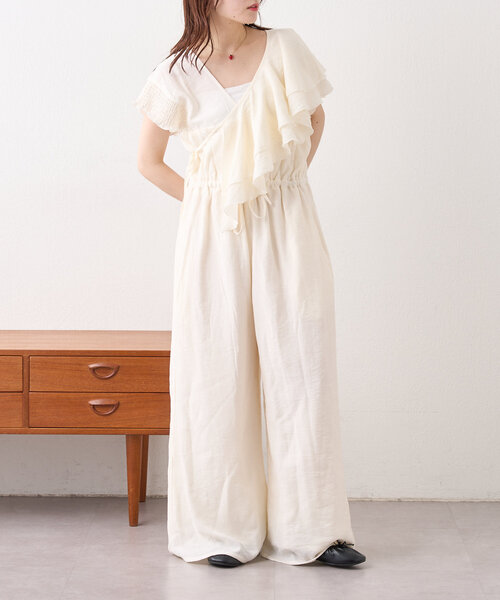 SNIDEL フリルサロペット ホワイト sl-251019-0000.jpg