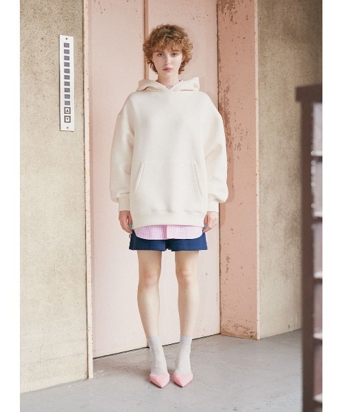 COEL（コエル）の「タックスウェットショートパンツ（その他パンツ・レディース・ネイビー/カーキ・FREE）」の5枚目の写真