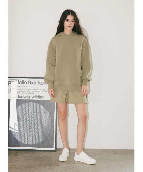 COEL（コエル）の「タックスウェットショートパンツ（その他パンツ・レディース・ネイビー/カーキ・FREE）」の12枚目の写真