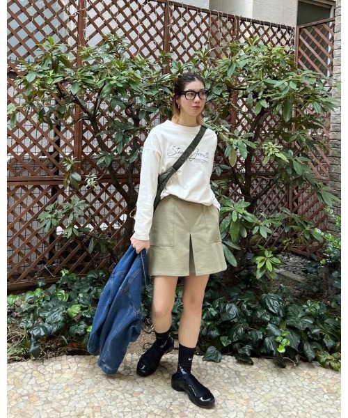 COEL（コエル）の「タックスウェットショートパンツ（その他パンツ・レディース・ネイビー/カーキ・FREE）」の21枚目の写真