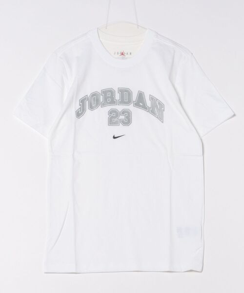 JORDAN BRAND(ジョーダンブランド)の「JORDAN BRAND M J MVP WM TEE ショートスリーブ IB7524 100WHT/BLK(Tシャツ/カットソー・メンズ・ホワイト・SMALL/MEDIUM/LARGE/X-LARGE/XX-LARGE)」の1枚目の写真