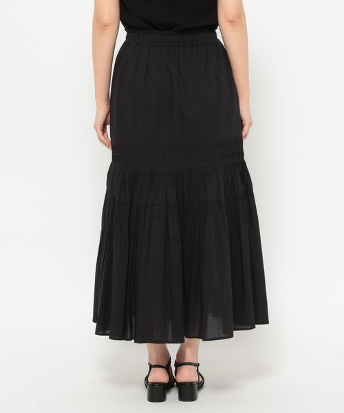 LEPSIM(レプシィム)の「コットンスカート 290491(スカート・レディース・ブラック/イエロー/オフホワイト・FREE)」の10枚目の写真